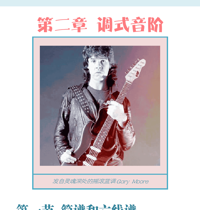 摇滚电吉他初级教程 第22页  第二章_调式音阶  第一节_简谱和六线谱  简谱视唱  [右上]