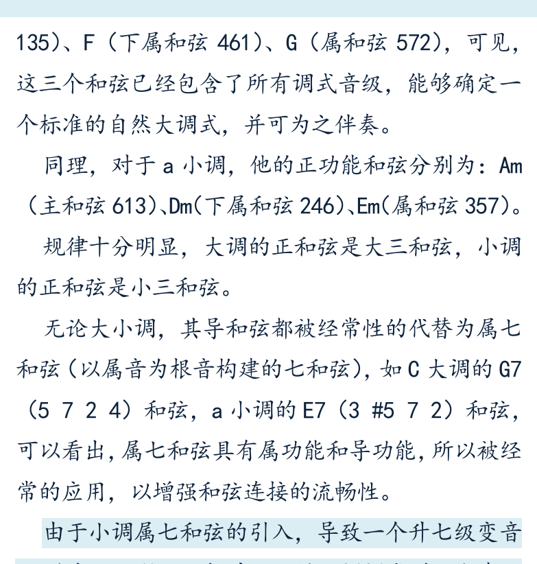 摇滚电吉他初级教程 第40页  挂留和弦  和弦功能  大小调和弦  [右上]