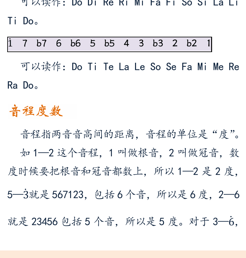摇滚电吉他初级教程 第25页  半音音阶  音程度数  音程性质  复音程  音程转位  加九规律  [左下]