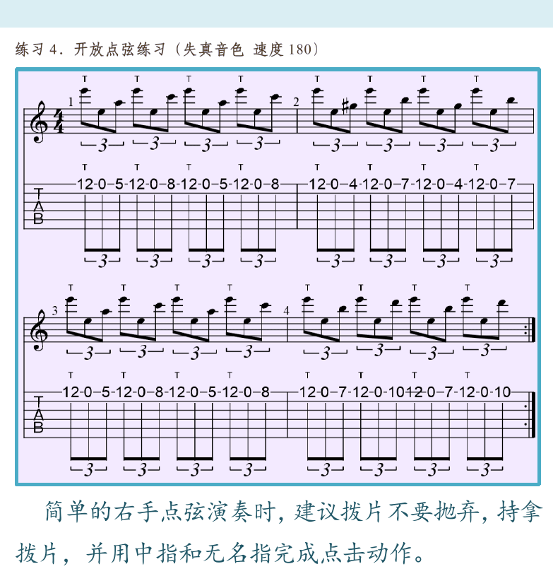 摇滚电吉他高级教程 第104页  封闭点弦  [右上]