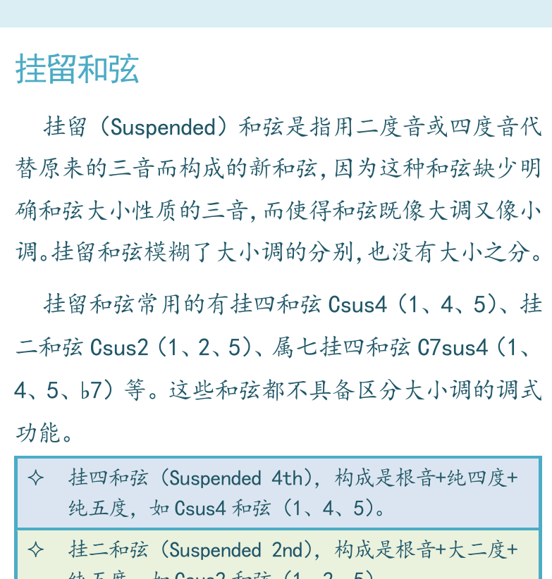 摇滚电吉他高级教程 第127页  加音和弦  挂留和弦  [右上]