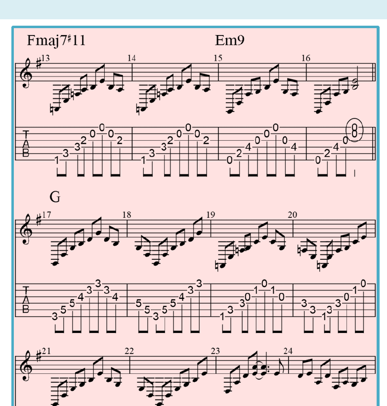 摇滚电吉他高级教程 第141页  Master_of_Puppets  For_The_Love_Of_God  Stairway_To_Heaven  [右上]