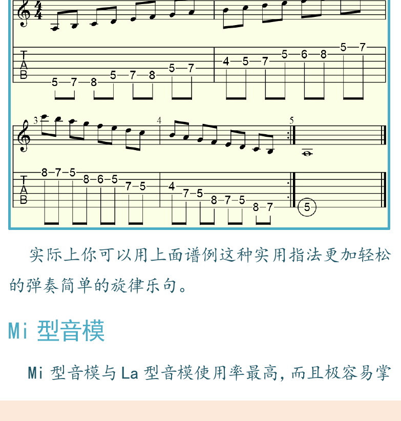 摇滚电吉他高级教程 第28页  MI型音模  音模调高  [左下]