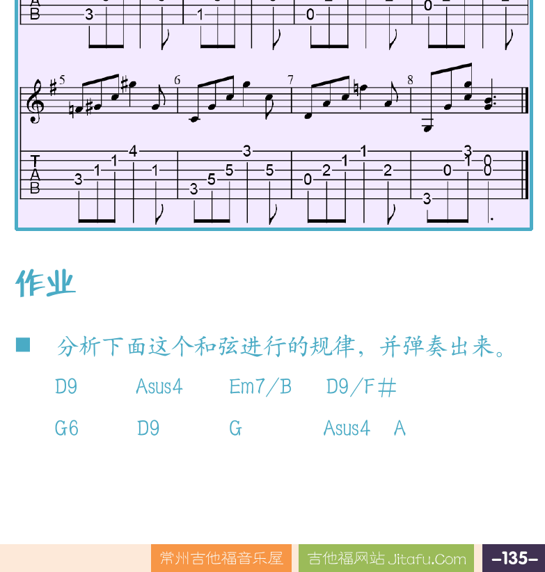 摇滚电吉他高级教程 第135页  和弦练习  The_Hardest_Button_To_Button  Sweet_Dreams  这个夏天  低下头是人间  [右下]